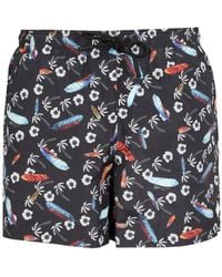 Marcelo Burlon - County Of Milan Drawstring Swim Shorts - Lyst