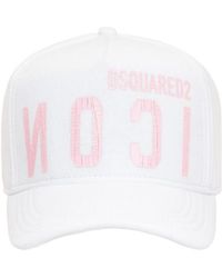 DSquared² - Logo-Printed Curved Peak Baseball Cap - Lyst