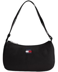 Tommy Hilfiger - Solid Color Shoulder Bag - Lyst