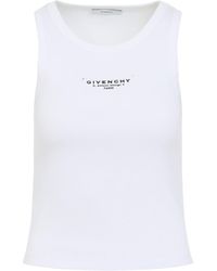 Givenchy - Cotton Blend Top - Lyst