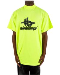Balenciaga - Round-Necked T-Shirt - Lyst