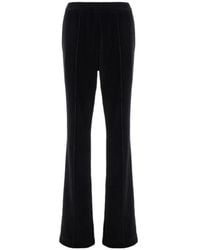 Tom Ford - Logo-Embroidered Velvet Trousers - Lyst