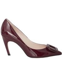 Roger Vivier - Viv' Choc Lacquered Buckle Pumps - Lyst