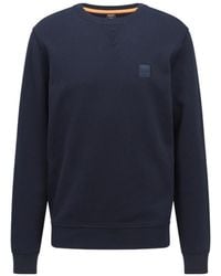 BOSS - Logo Round-Neck Sweater - Lyst