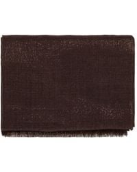 Brunello Cucinelli - Solid Color Scarf - Lyst