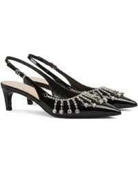 Gucci - 45Mm Guinevere Chain Detail Pumps - Lyst