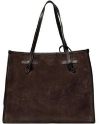 Gianni Chiarini - Marcella Knotted Suede Tote Bag - Lyst
