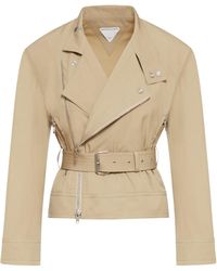 Bottega Veneta - Long Sleeved Belted Jacket - Lyst