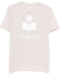 Isabel Marant - Isabel Marant Étoile Zewel Logo Printed Crewneck T-Shirt - Lyst