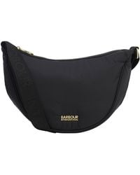 Barbour - Solid Color Shoulder Bag - Lyst