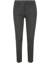 Dondup - Mid-Rise Skinny Cut Trousers - Lyst