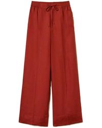 Twinset - Drawstring Wide-Leg Pants - Lyst