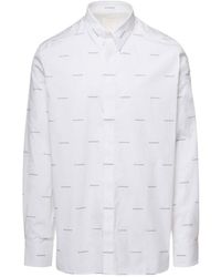Givenchy - All-Over Logo-Print Shirt - Lyst
