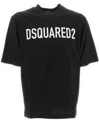 DSquared² - Logo-Printed Crewneck T-Shirt - Lyst