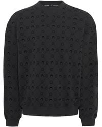 Marine Serre - Round-Neck Long-Sleeved Sweater - Lyst