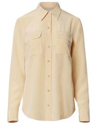 Equipment - Silk Long-Sleeve Shirt - Lyst