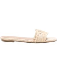 Emporio Armani - Woven Sandals - Lyst