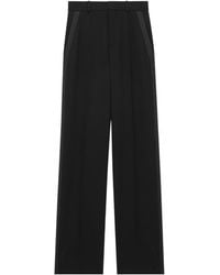 Saint Laurent - High-Rise Tuxedo Pants - Lyst