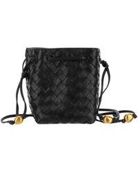 Bottega Veneta - Logo Bucket Shoulder Bag - Lyst