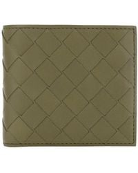 Bottega Veneta - Intrecciato Bi-Fold Wallet - Lyst