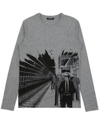 KARL LAGERFELD - Printed T-Shirt - Lyst