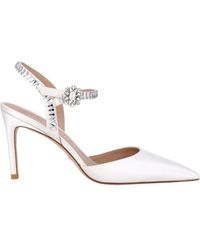 Stuart Weitzman - Pointed-Toe Ankle Strapped Pumps - Lyst