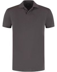 Brioni - V-Neck Short-Sleeved Polo Shirt - Lyst