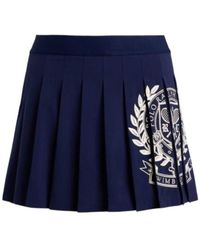 Polo Ralph Lauren - Wimbledon Logo Performance Pleated Mini Skirt - Lyst