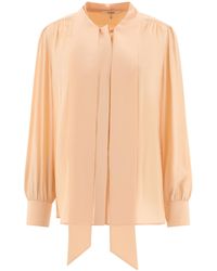 Chloé - Chloé Bow Detailed Blouse - Lyst
