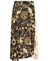 Marine Serre - Logo Skirt - Lyst