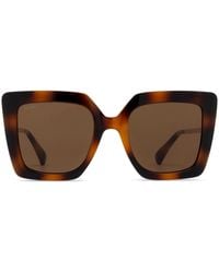 Max Mara - Square Frame Sunglasses - Lyst