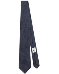 Etro - Silk Jacquard Tie With Paisley Motif - Lyst