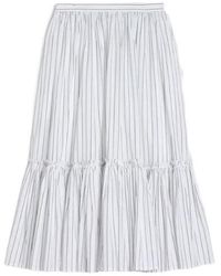 Jil Sander - Lightweight Striped Skirt - Lyst