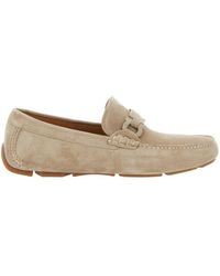 Ferragamo - Ferragamo Double Gancini Slip-On Loafers - Lyst