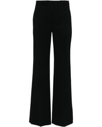 JOSEPH - Pressed-Crease Flared Trousers - Lyst