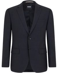 BOSS - Single-Breasted Blazer - Lyst