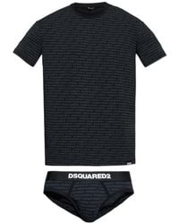 DSquared² - Short-Sleeved T-Shirt And Two-Piece Set Of Briefs - Lyst