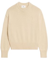 Ami Paris - Ami De Coeur Crew-Neck Jumper - Lyst