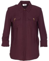 Elisabetta Franchi - Georgette Blouse - Lyst