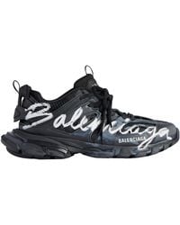 Balenciaga - Track Signature Lace-Up Sneakers - Lyst