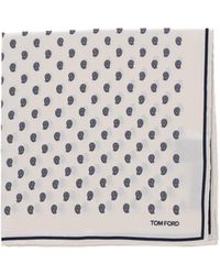 Tom Ford - Plaid Pocket Scarf - Lyst