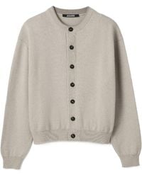 Jacquemus - Logo Ribbed Cardigan - Lyst