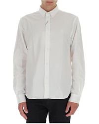 KENZO - Embroidered Tiger Buttoned Shirt - Lyst