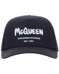 McQueen - Logo Printed Baseball Cap - Lyst