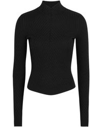 Victoria Beckham - Solid Color Turtleneck Sweater - Lyst