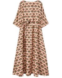 La DoubleJ - La Doublej Muumuu Printed Maxi Dress - Lyst