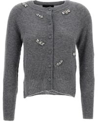 Simone Rocha - Long-Sleeved Knitted Cardigan - Lyst