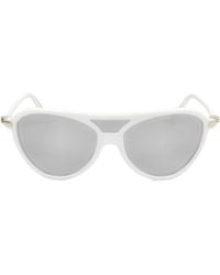 Moncler - Eyewear Pilot Frame Sunglasses - Lyst