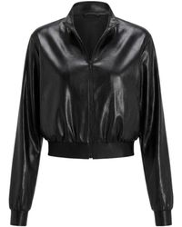Gucci - Soft Leather Bomber Jacket - Lyst