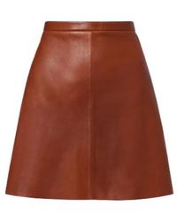 Stouls - Lucie 22 Leather Miniskirt - Lyst